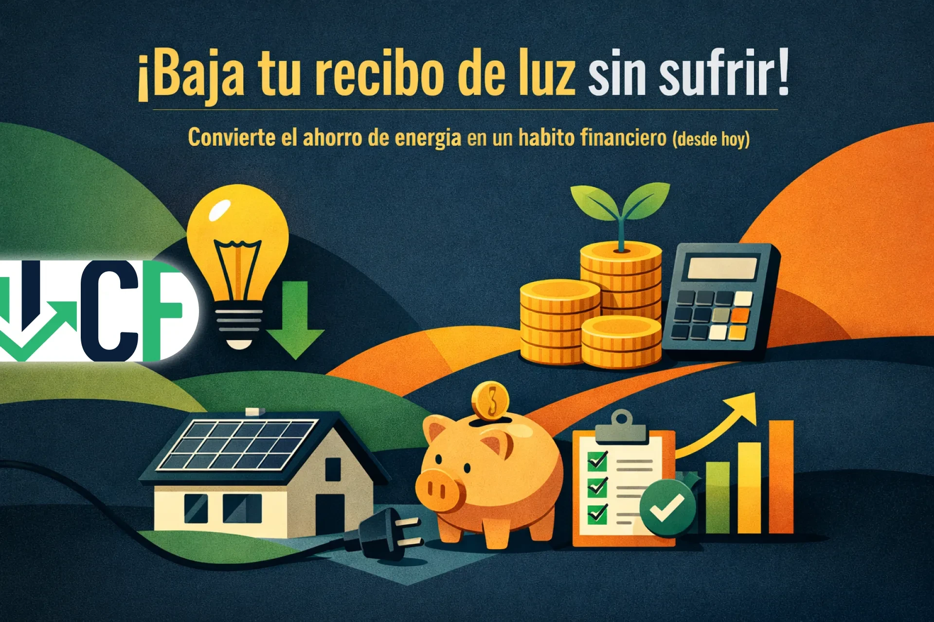 Baja tu recibo de luz sin sufrir: convierte el ahorro de energía en un hábito financiero (desde hoy)