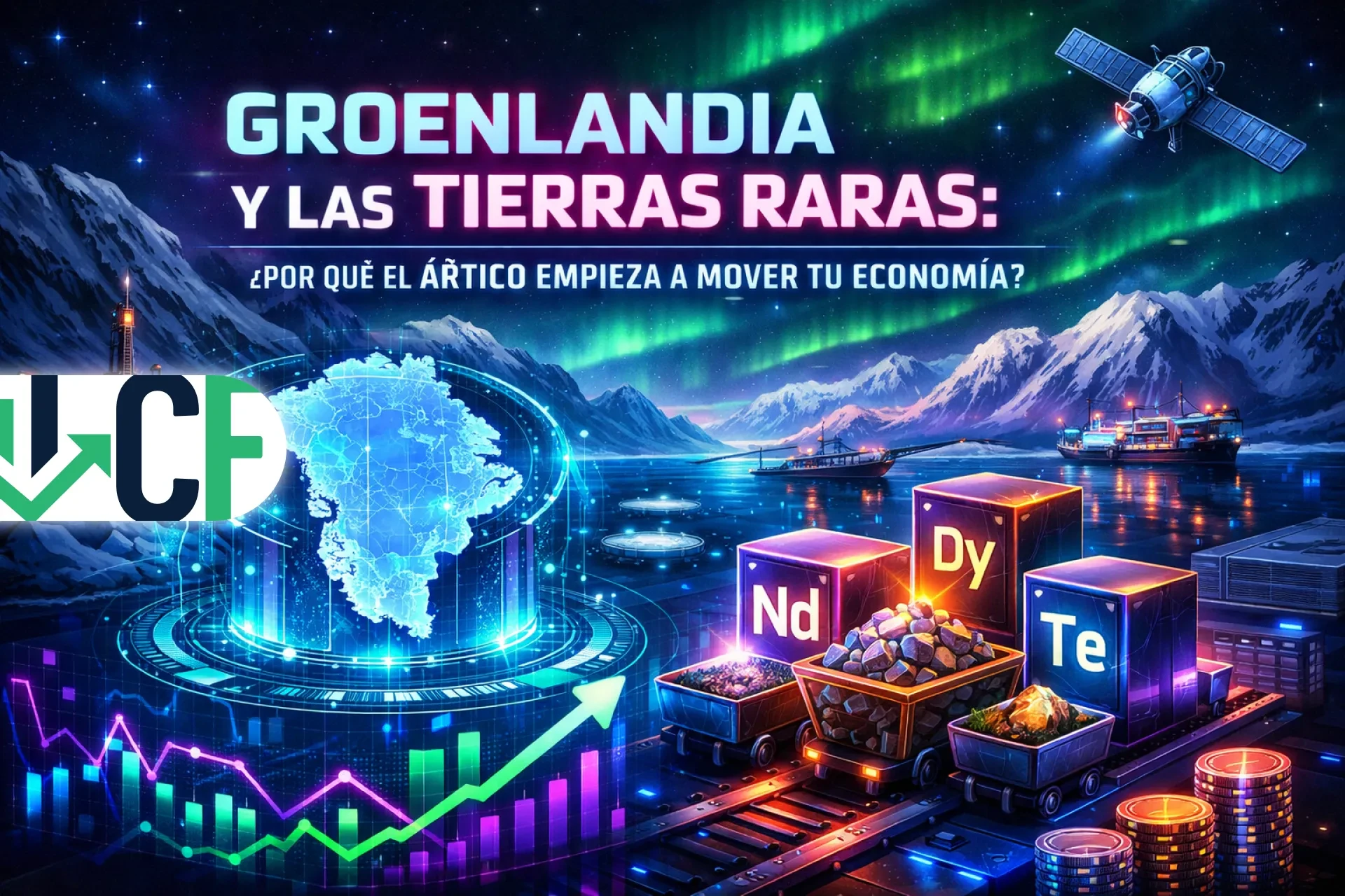 Groenlandia y las tierras raras: por qué el Ártico empieza a mover tu economía
